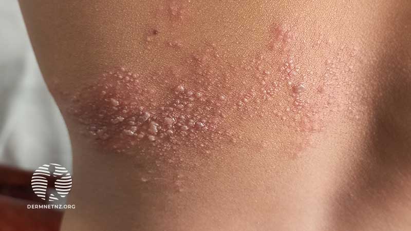 35-летний пациент с множественными везикулезными высыпаниями